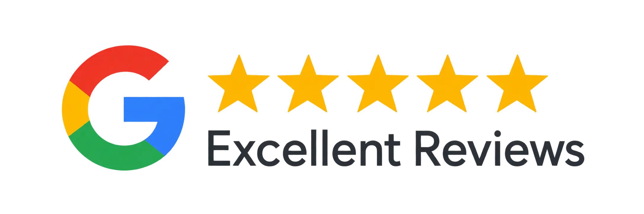 Google five star reviews badge